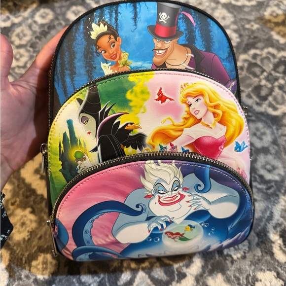 Loungefly Handbags - Disney Princess and Villains Loungefly Mini Backpack
